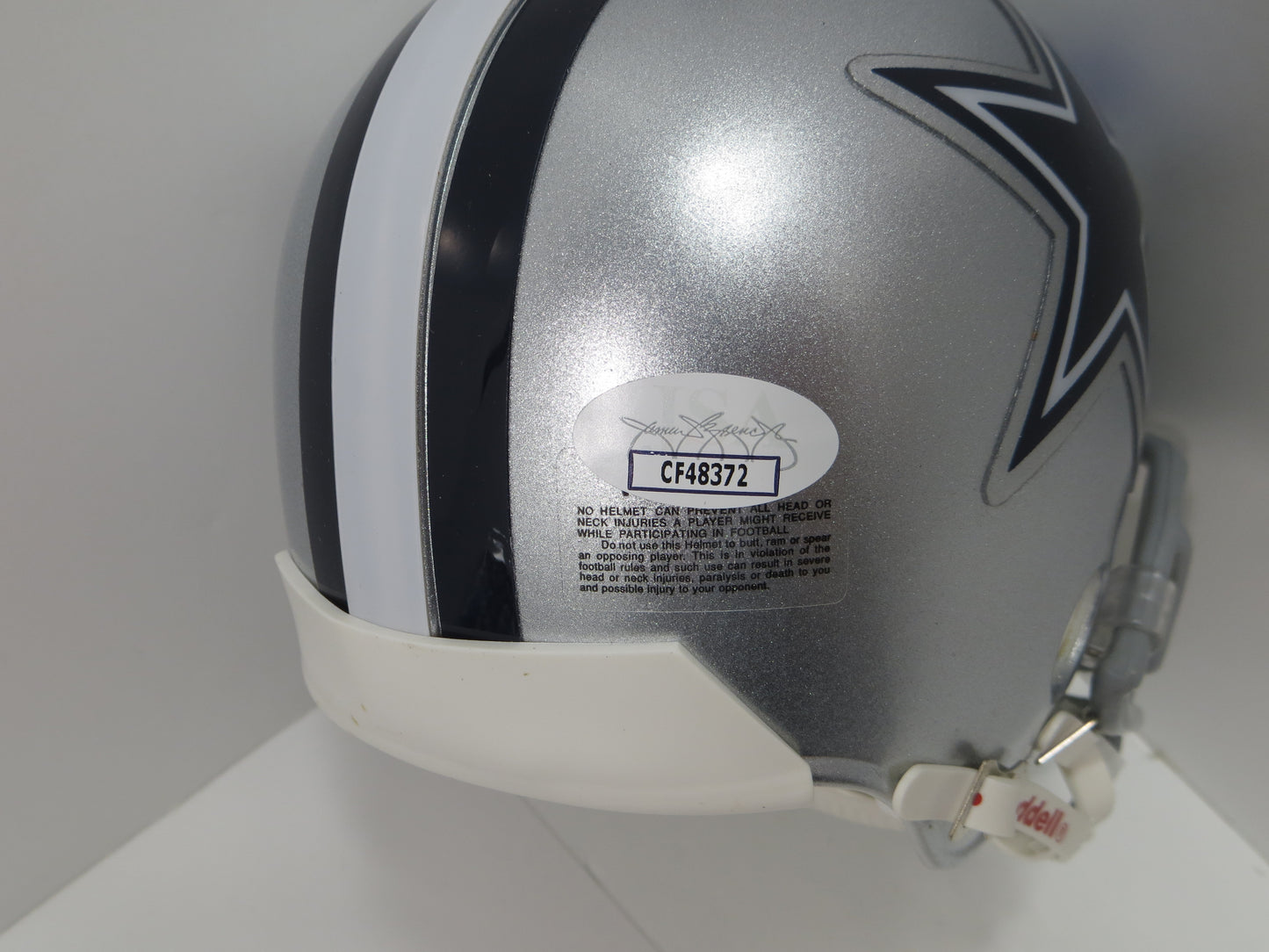 Troy Aikman SIGNED DALLAS COWBOYS Mini Helmet UCLA Bruins JSA COA