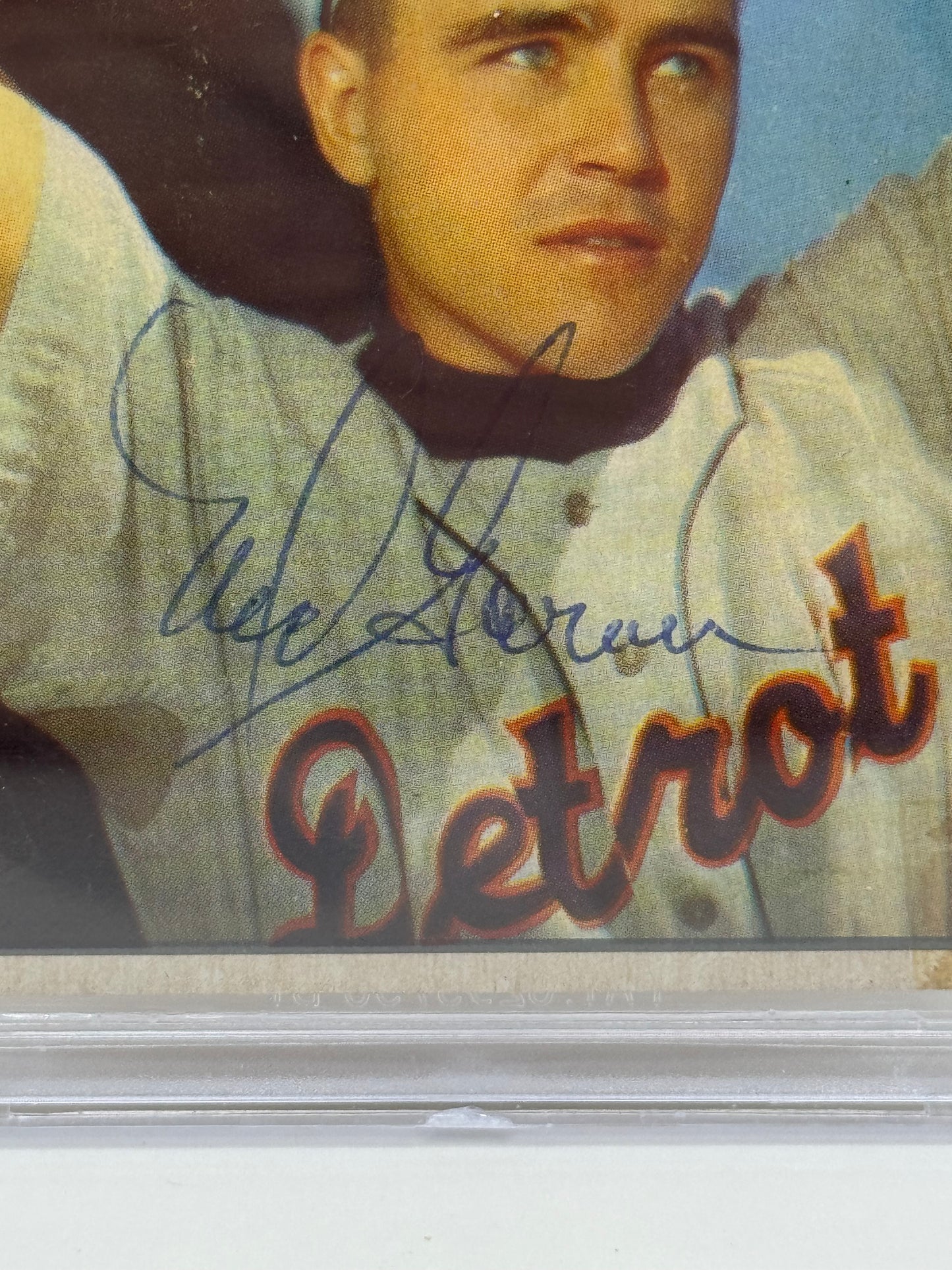 1953 Bowman Color Ned Garver #47 Auto Beckett Authentic Deceased in 2017