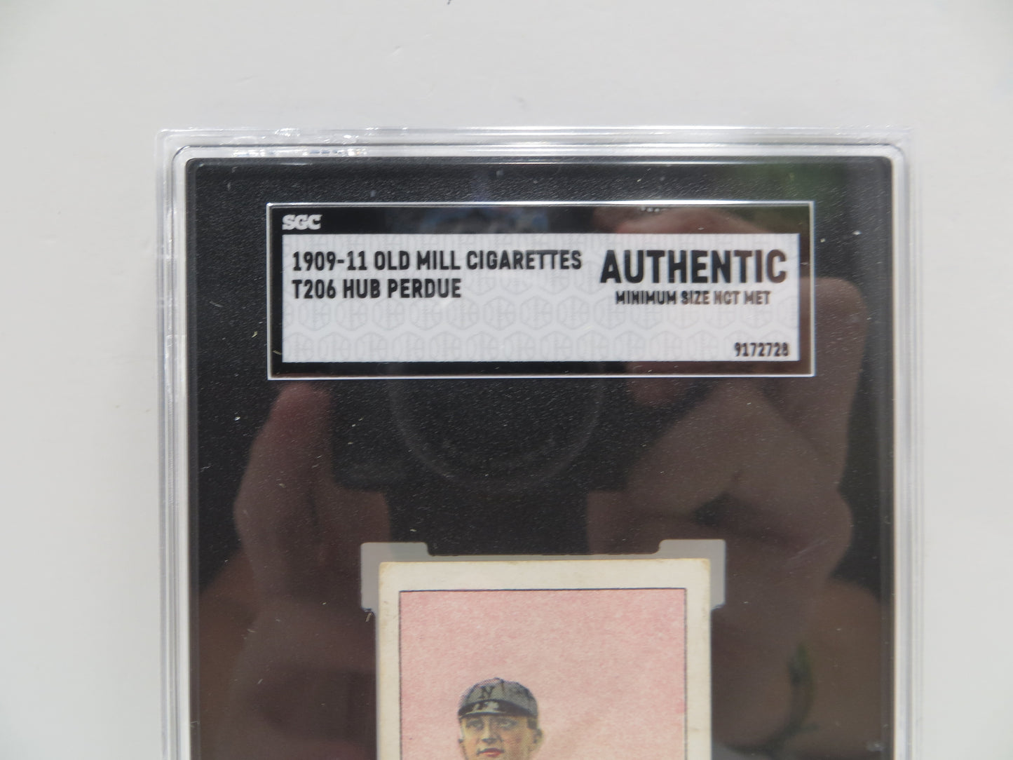 1909-11 Old Mill Cigarettes Hub Perdue T206 SGC Authentic