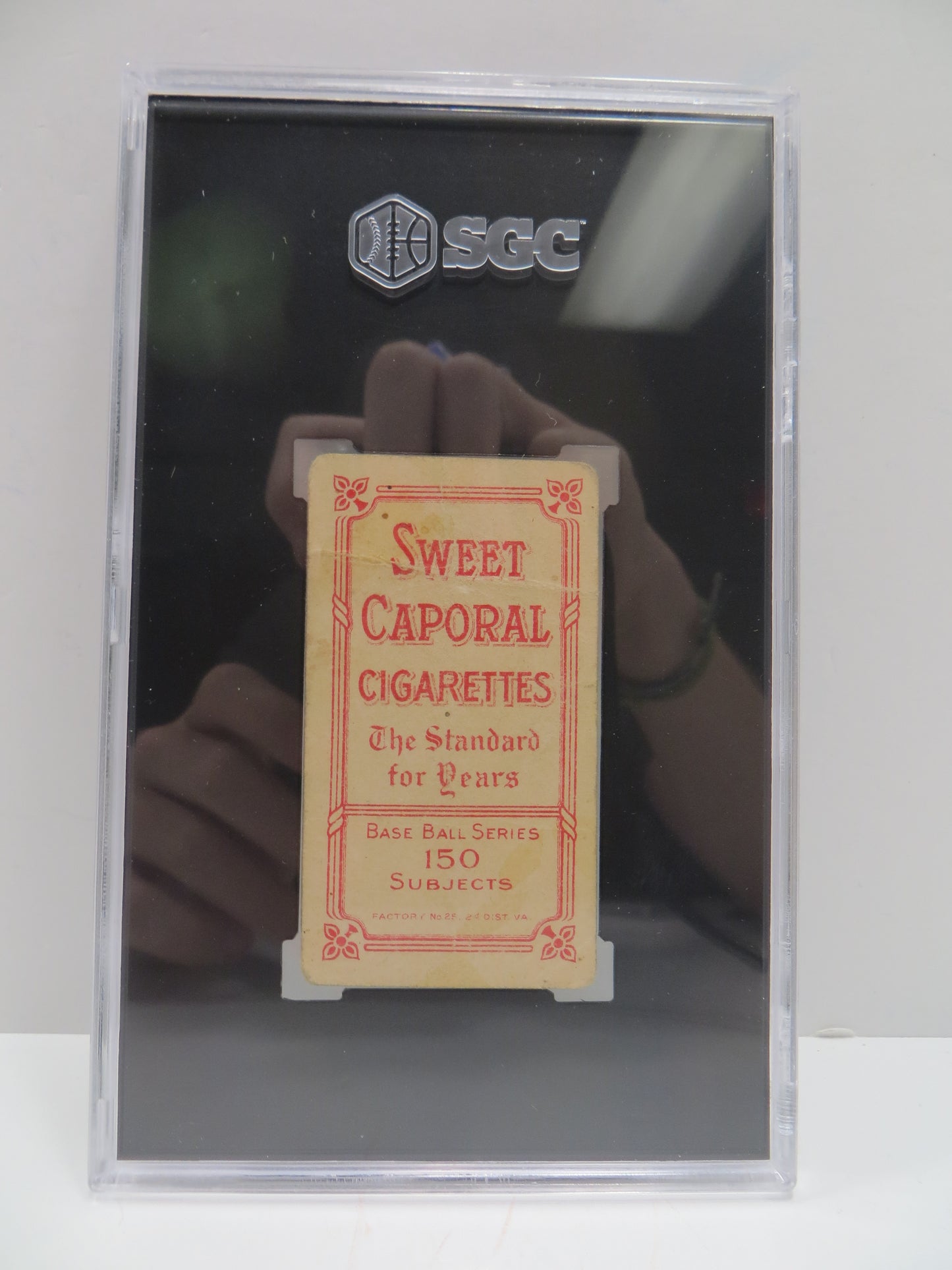 1909 Sweet Caporal Barney Petty T206 Horizontal Photo SGC 1
