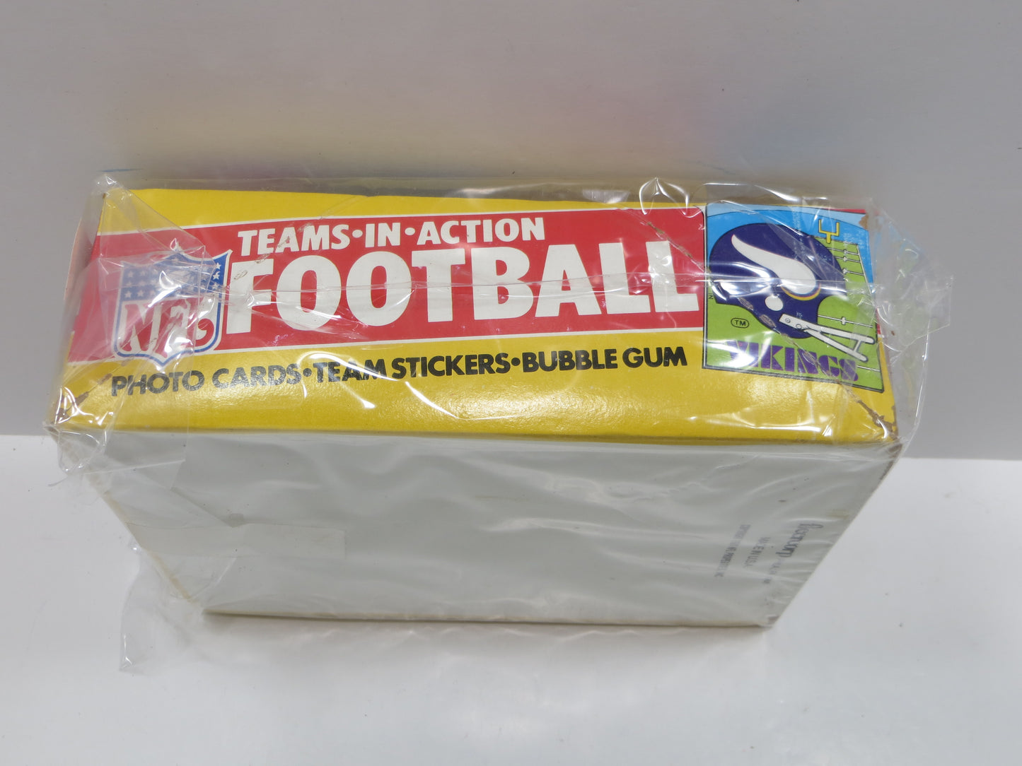 1981 FLEER FOOTBALL EMPTY WAX BOX Lot of 2 BOXES