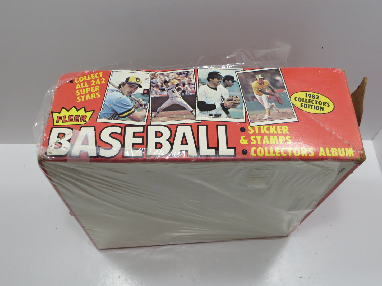 1982 FLEER STICKERS BASEBALL EMPTY WAX BOX Lot of 2 BOXES