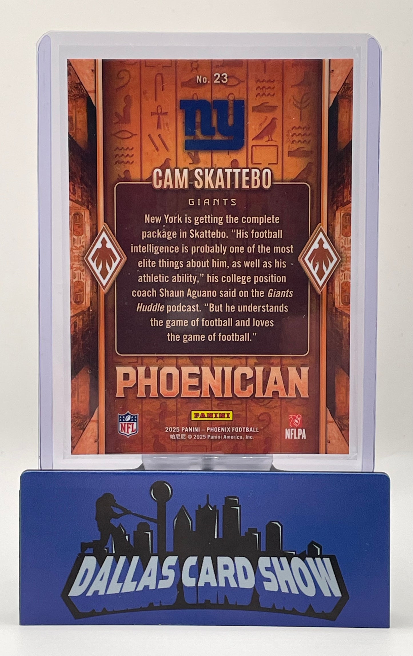 2025 Panini Phoenix - Phoenician Cam Skattebo #23 (RC) New York Giants