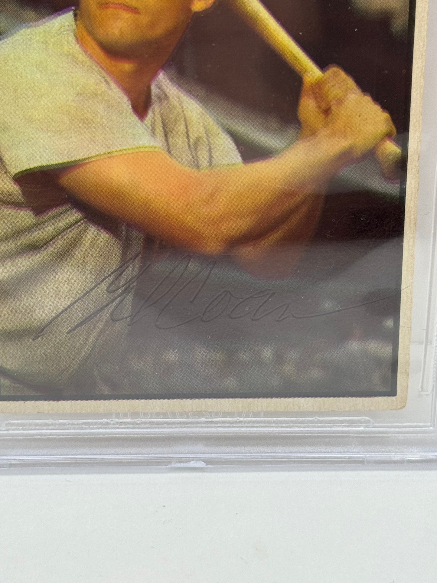 1953 Bowman Color Gil Coan #34 Auto Beckett Authentic Deceased in 2020