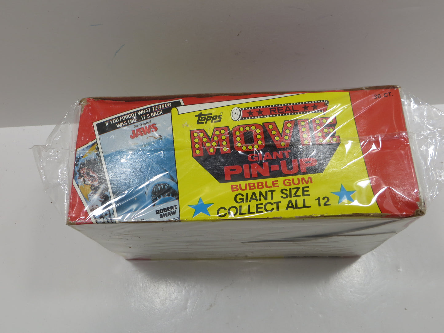 1981 TOPPS MOVIE Giant Pin-Up Jaws-Rocky-Grease-Superman EMPTY BOX Lot of 6 BOXES