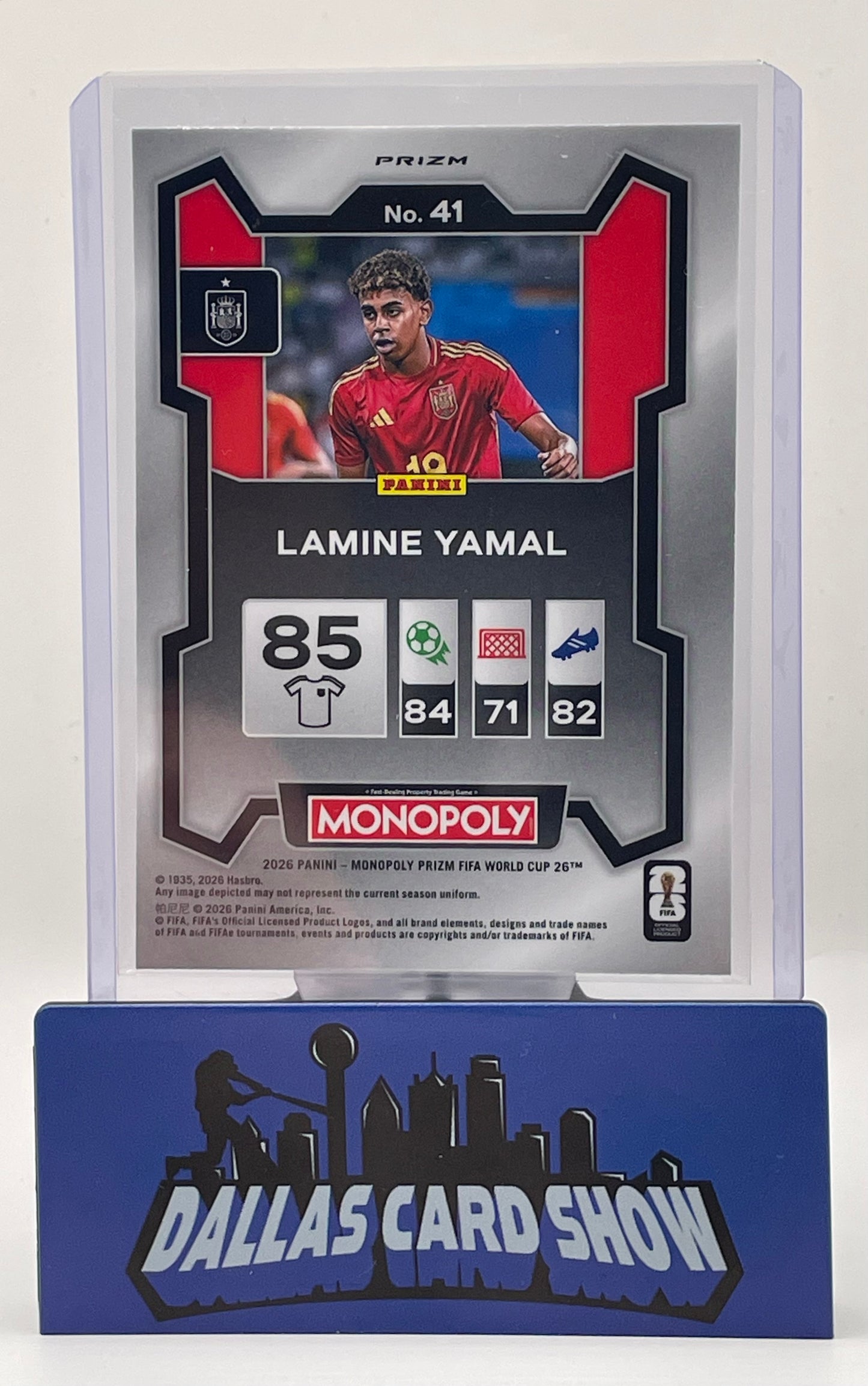 2026 Panini Prizm #41 Lamine Yamal Silver Spain