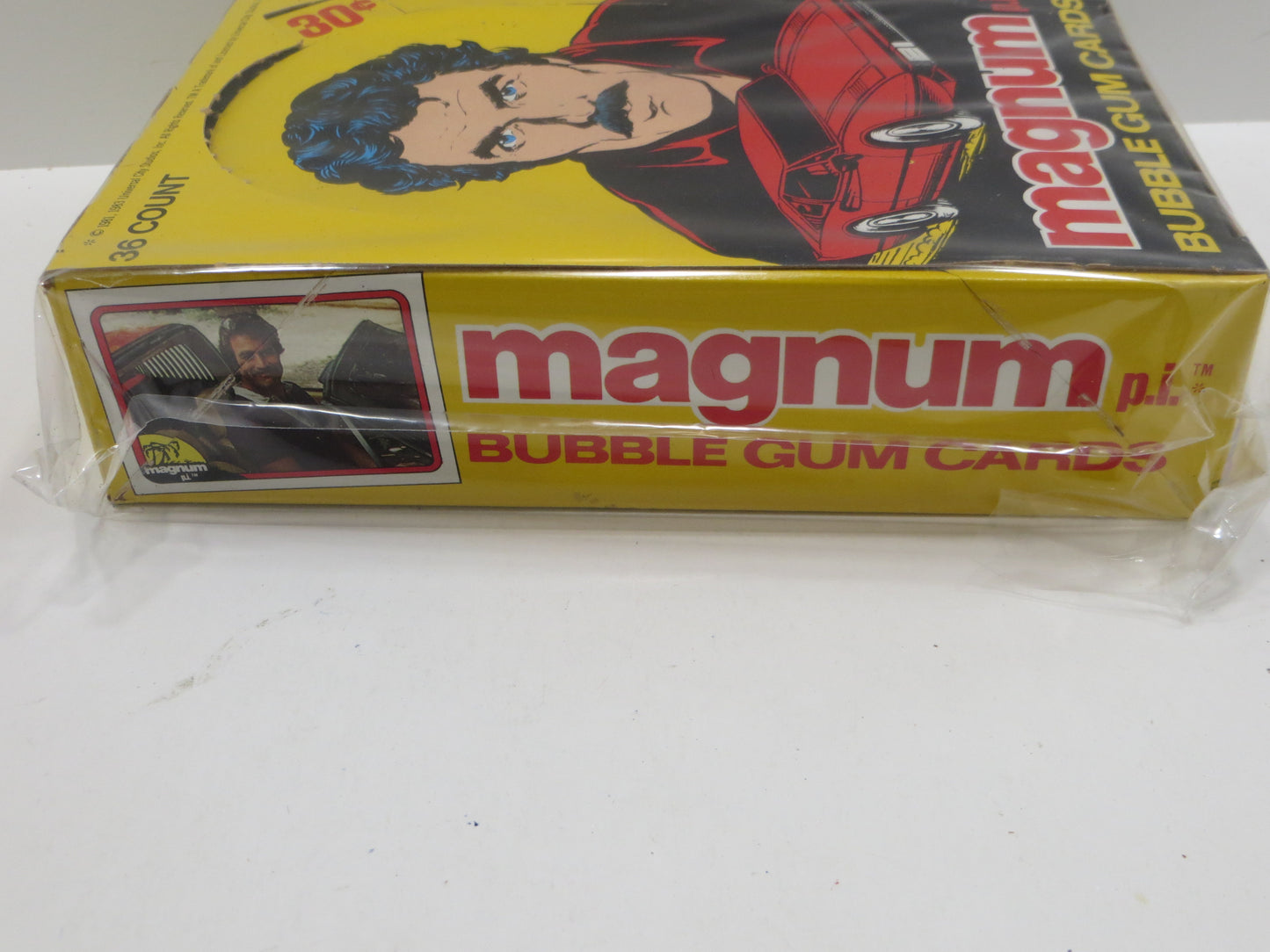 DONRUSS MAGNUM P.I. Tom Selleck EMPTY BOX Lot of 2 BOXES