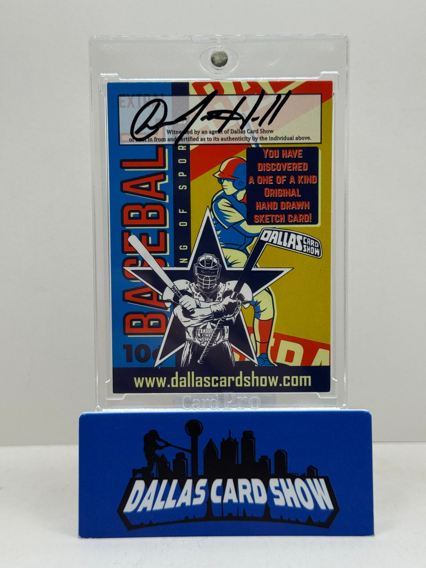 2024 Dallas Card Show One of a Kind Spider-Man Sketch Card by DJ Hall