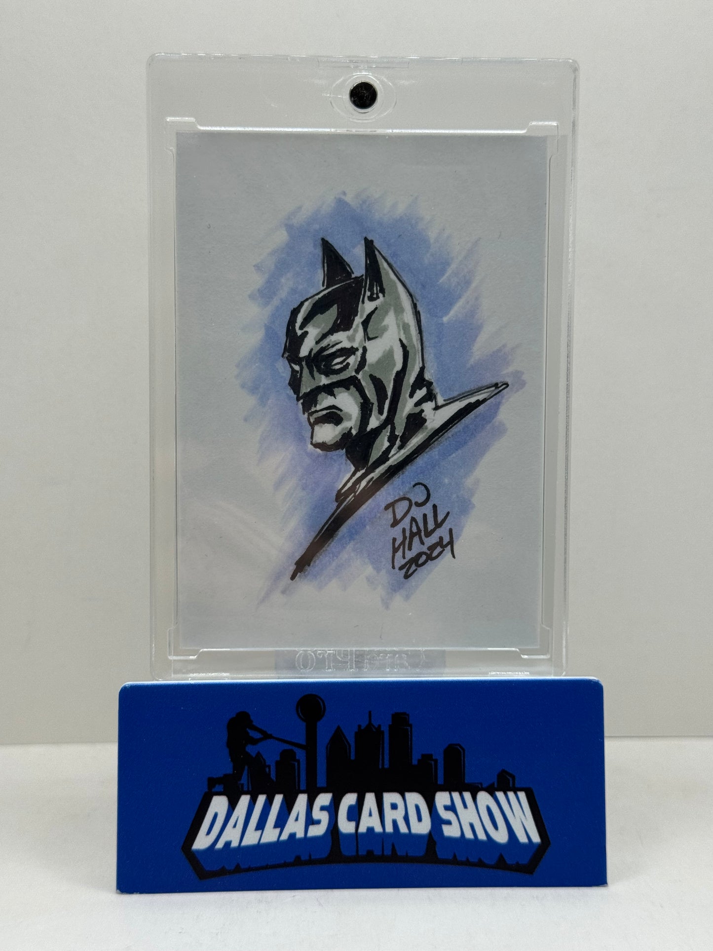 2024 Dallas Card Show One of a Kind Batman Sketch Card by DJ Hall