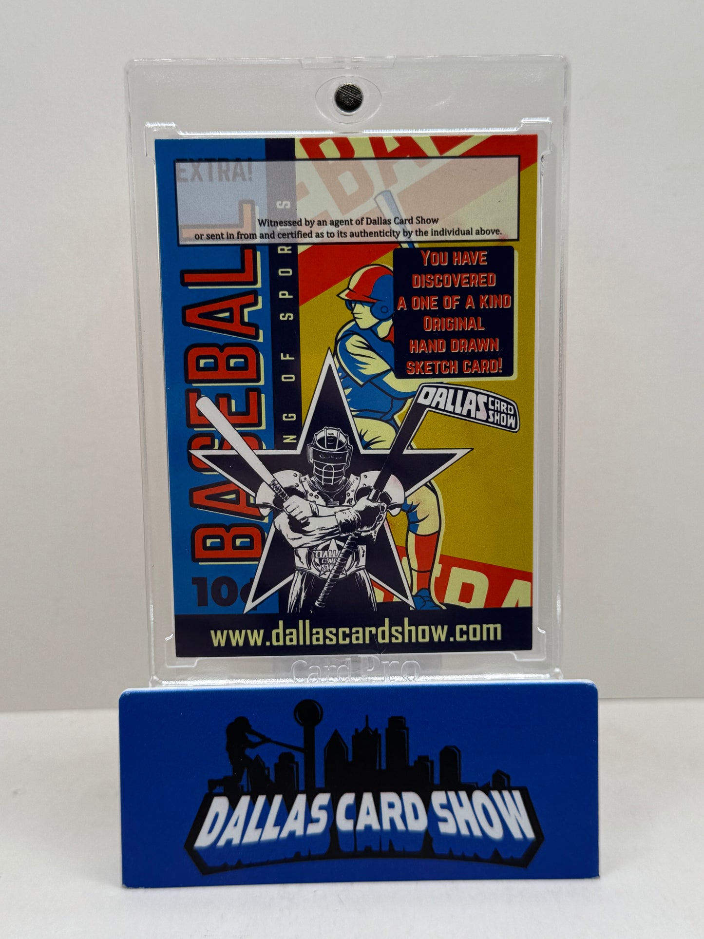 2024 Dallas Card Show One of a Kind Bart Simpson Sketch Card by Tone Rodriguez