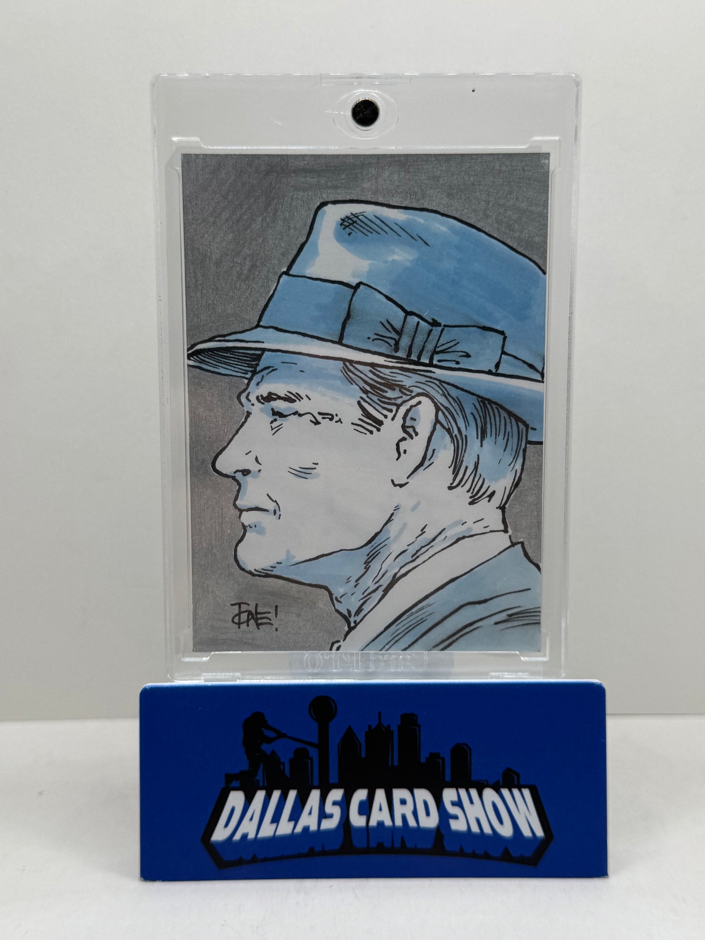 2025 Aequitas Comics One of a Kind Tom Landry Sketch Card by Tone Rodriguez
