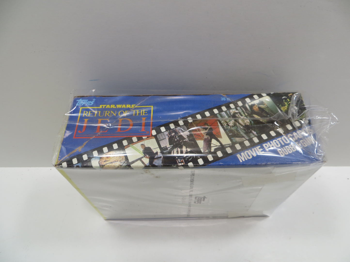 TOPPS STAR WARS RETURN OF THE JEDI BLUE EMPTY BOX Lot of 2 BOXES