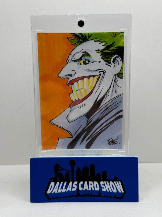 2024  Aequitas Comics One of a Kind Joker Sketch Card by Tone Rodriguez