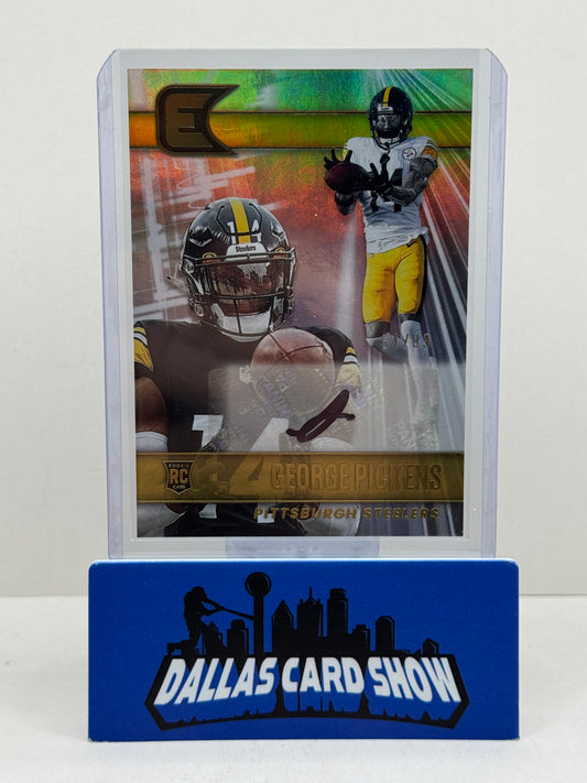 2022 Panini Chronicles George Pickens Essential Rookie Autograph /99 Cowboys