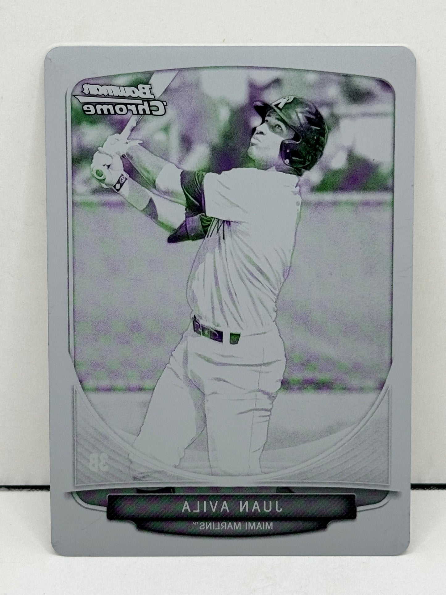 2013 Bowman Chrome Juan Avila Black Printing Plate #1/1 #BDPP99 Miami Marlins