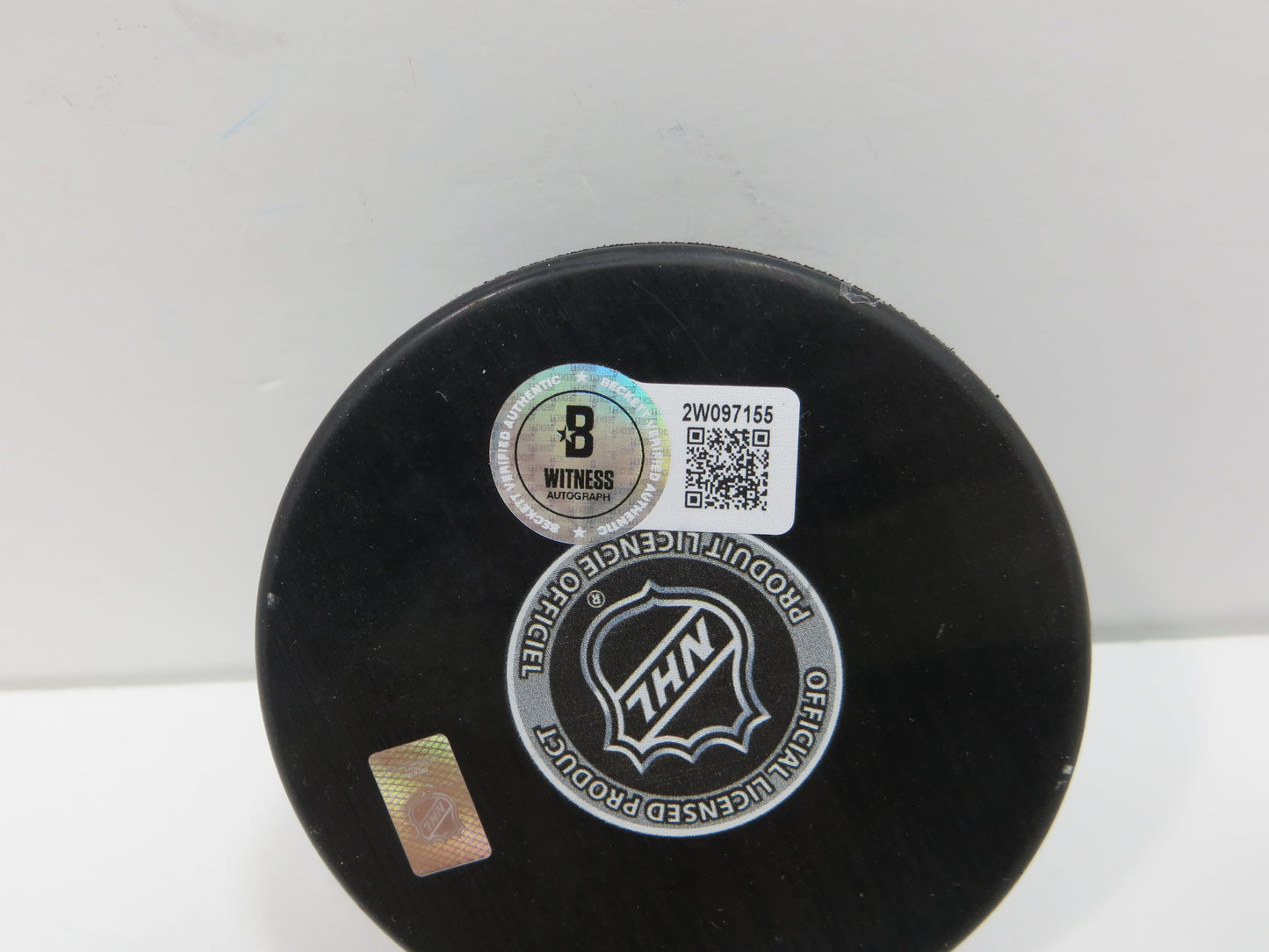 MIKE MODANO DALLAS STARS SIGNED HOCKEY PUCK w/99 Cup North Stars BAS COA