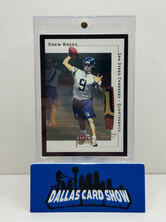 2001 Fleer Premium Rookie Relic #214 Drew Brees /2001 New Orleans Saints