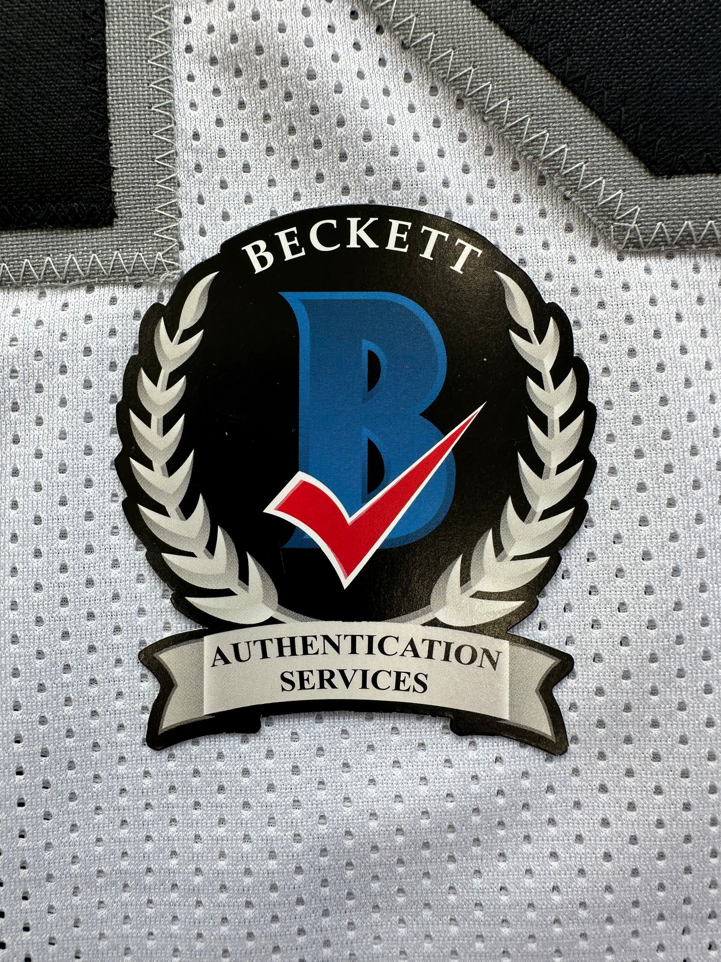 FRED BILETNIKOFF Oakland Raiders SIGNED FOOTBALL WHITE JERSEY XL w/SB XI MVP BAS