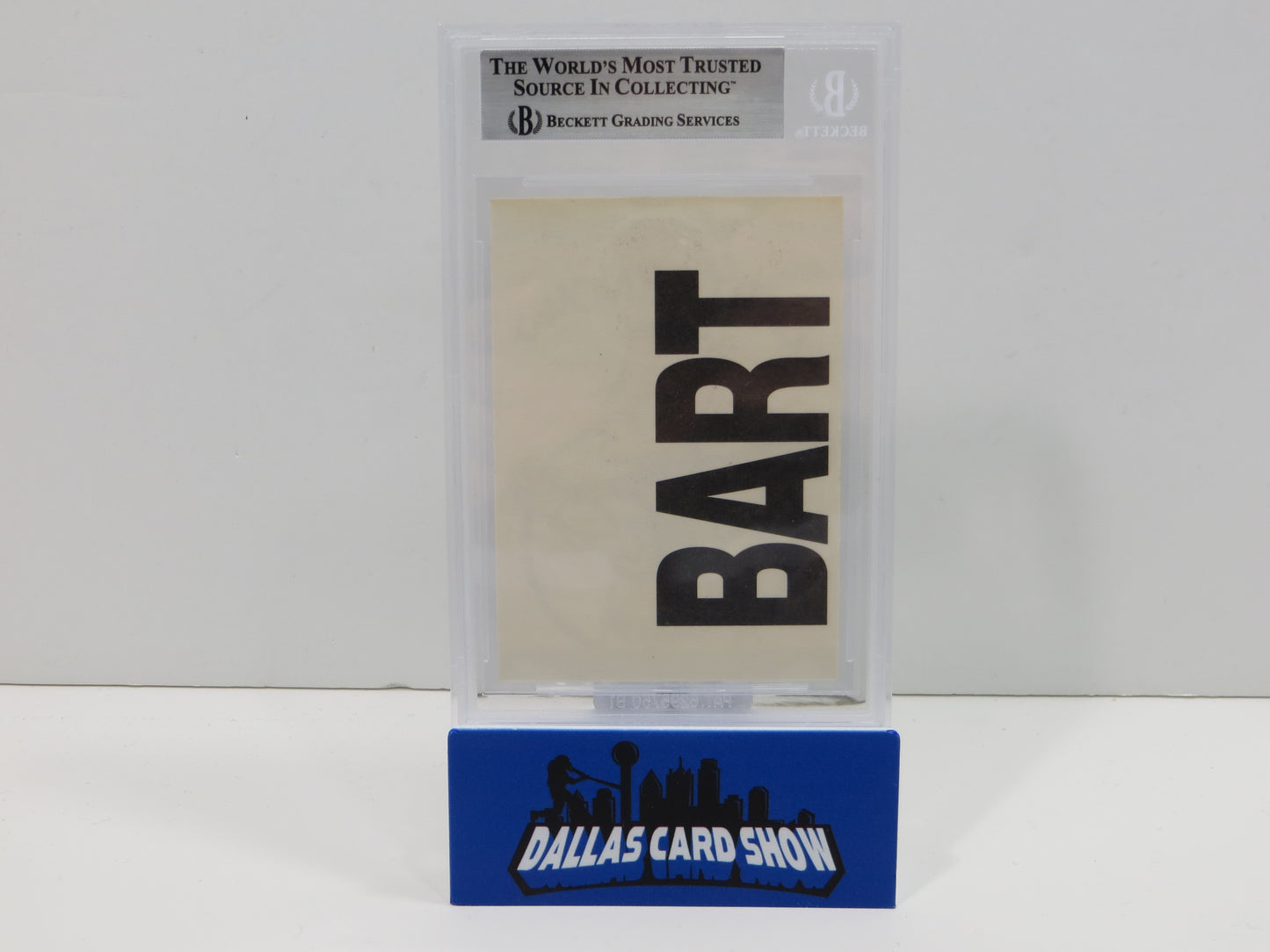BO JACKSON SIGNED Bart Simpson Knows Bo BGS BAS SLAB Raiders Royals