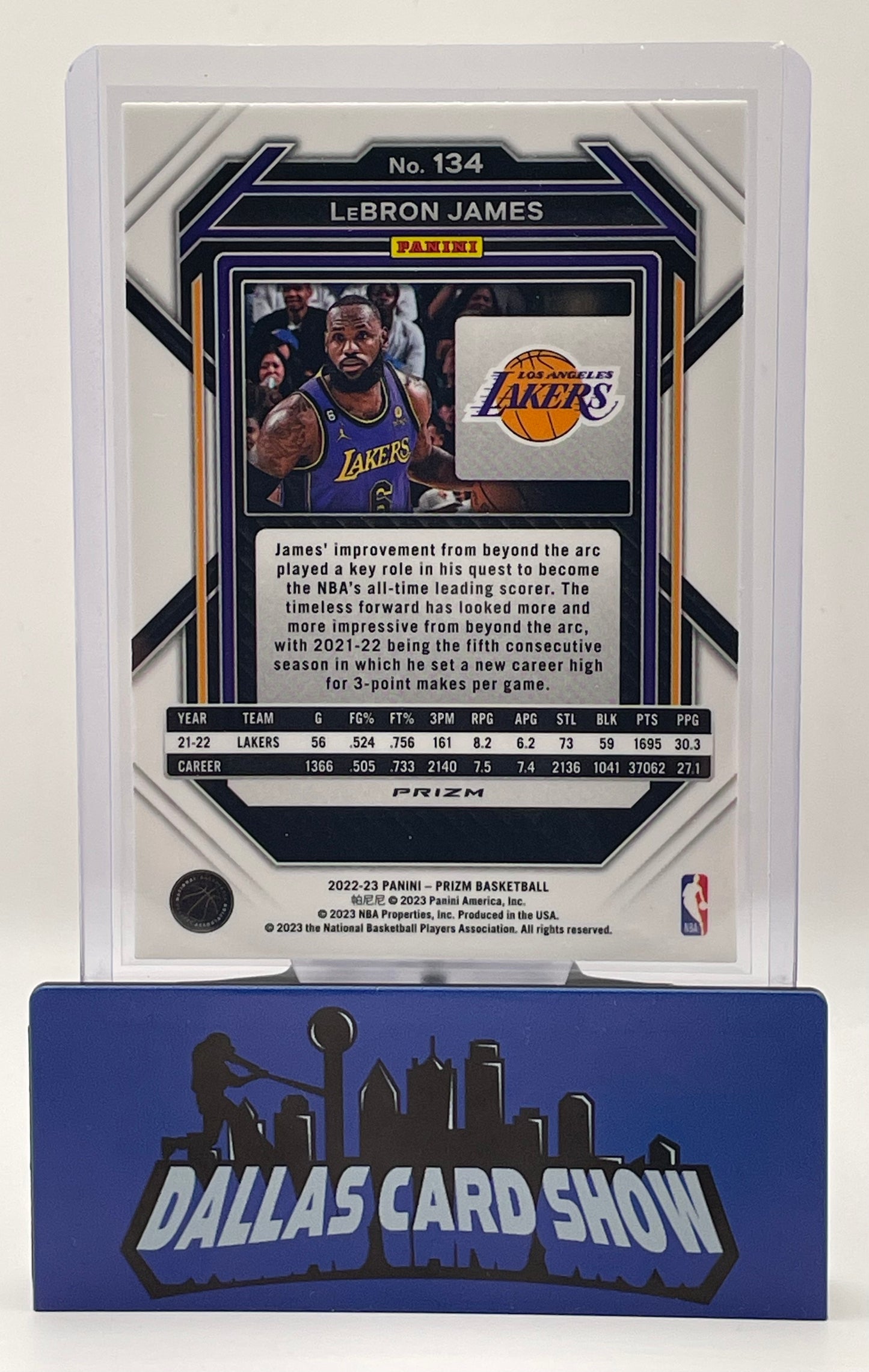 2022-23 Panini Select #134 Lebron James Red Sparkle 76ers