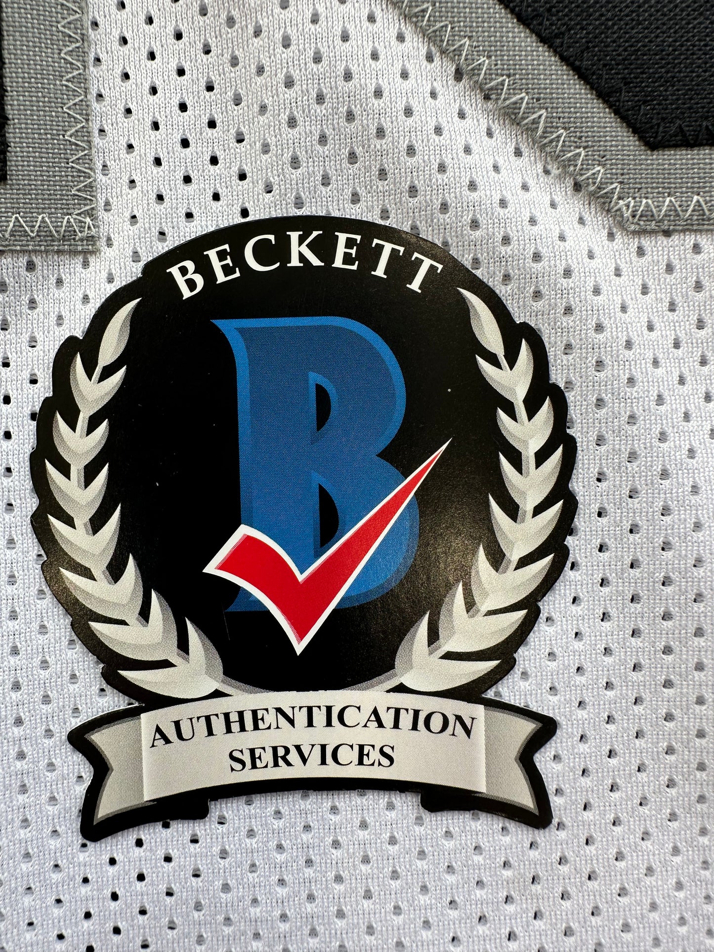 FRED BILETNIKOFF Oakland Raiders SIGNED FOOTBALL WHITE JERSEY XL w/SB XI MVP BAS