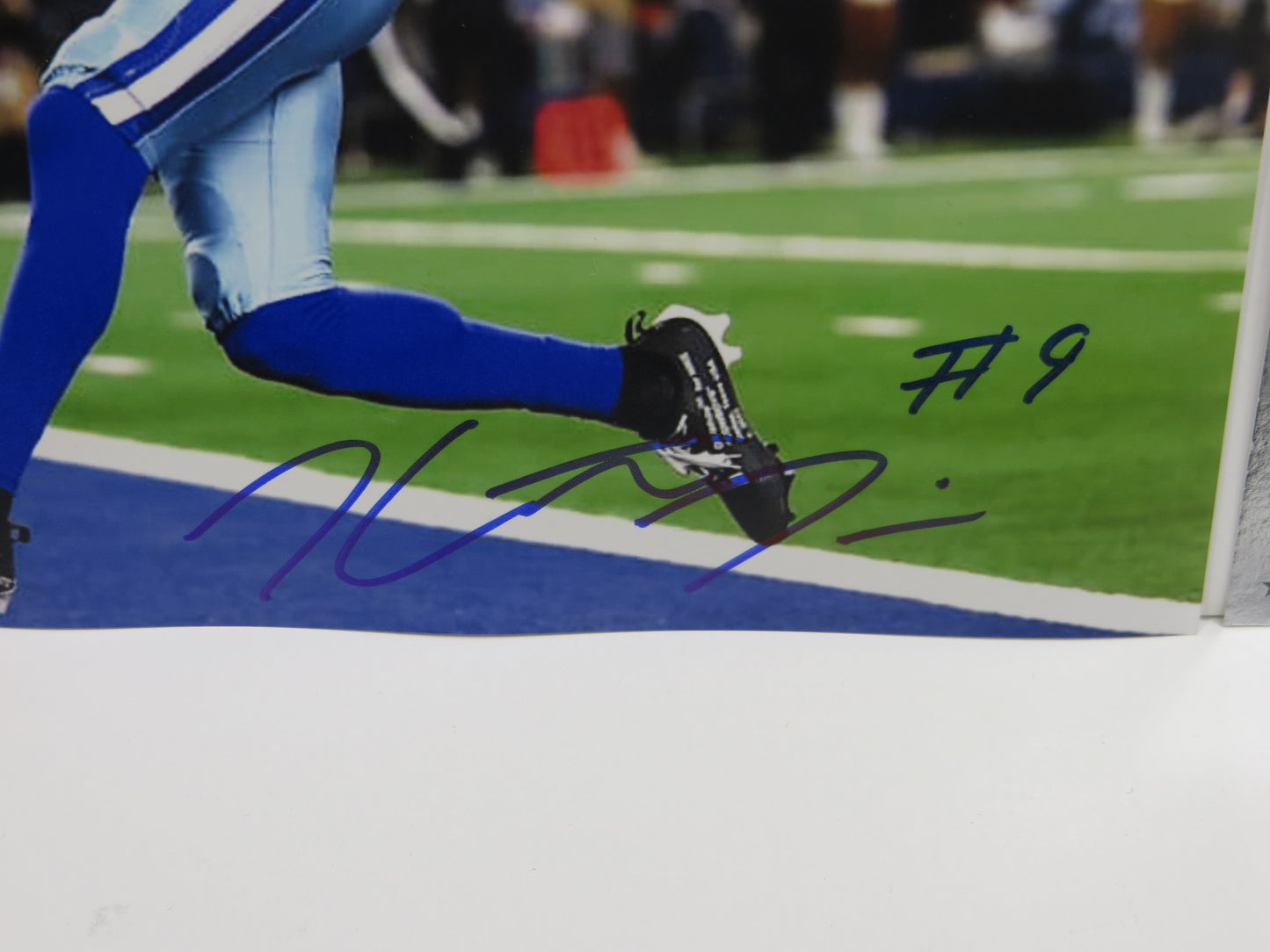 KAVONTE TURPIN Dallas Cowboys SIGNED 8x10 Touchdown PHOTO TCU Horned Frogs BAS
