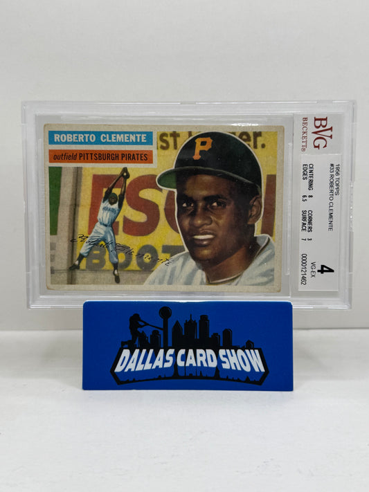 1956 Topps #33 Roberto Clemente BVG 4