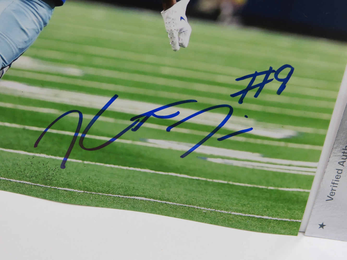 KAVONTE TURPIN Dallas Cowboys SIGNED 8x10 Open Field PHOTO TCU Horned Frogs BAS
