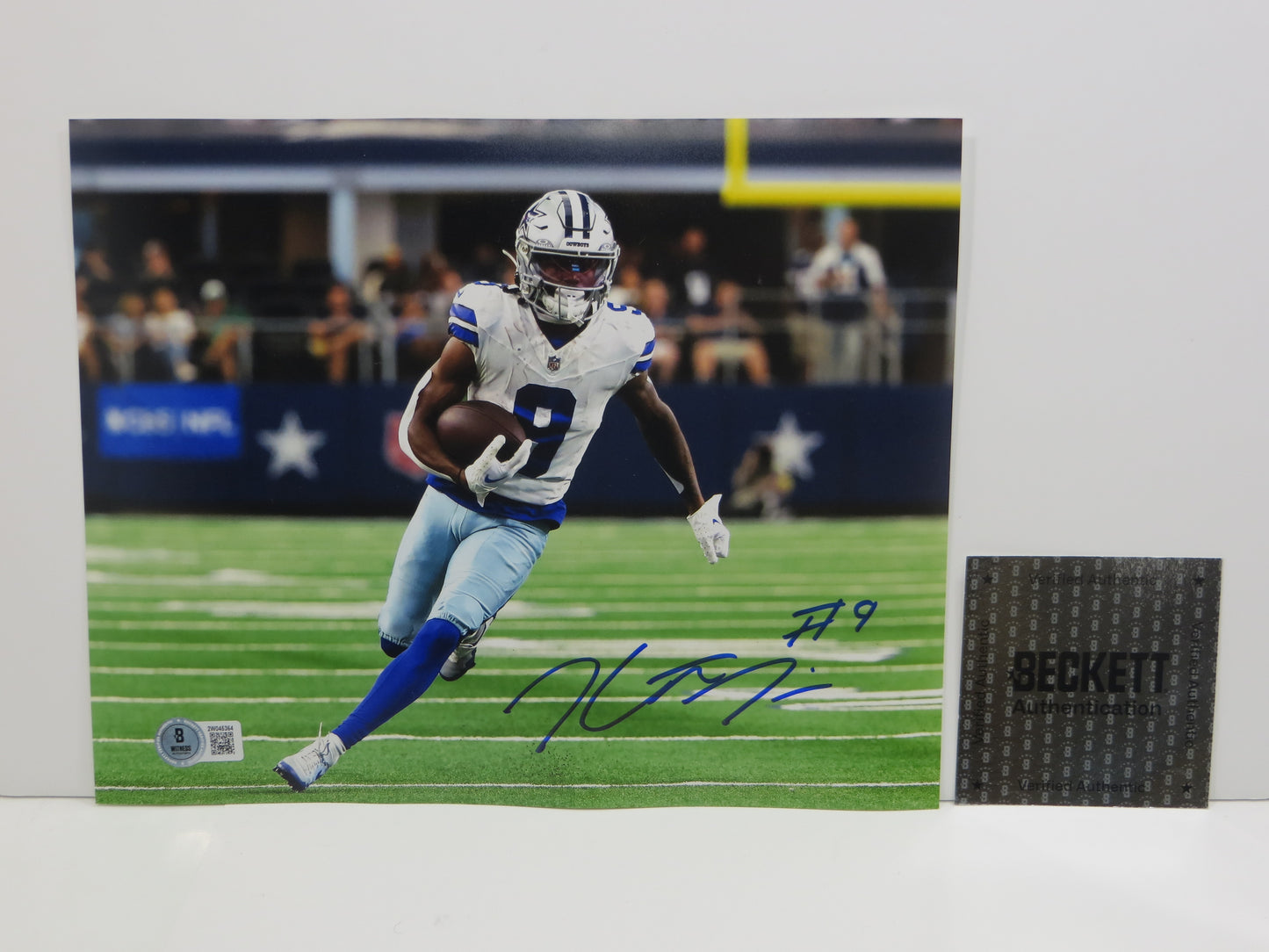 KAVONTE TURPIN Dallas Cowboys SIGNED 8x10 Open Field PHOTO TCU Horned Frogs BAS