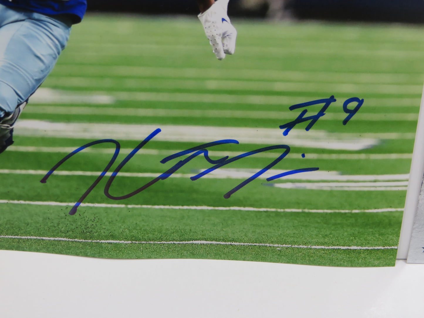 KAVONTE TURPIN Dallas Cowboys SIGNED 8x10 Open Field PHOTO TCU Horned Frogs BAS