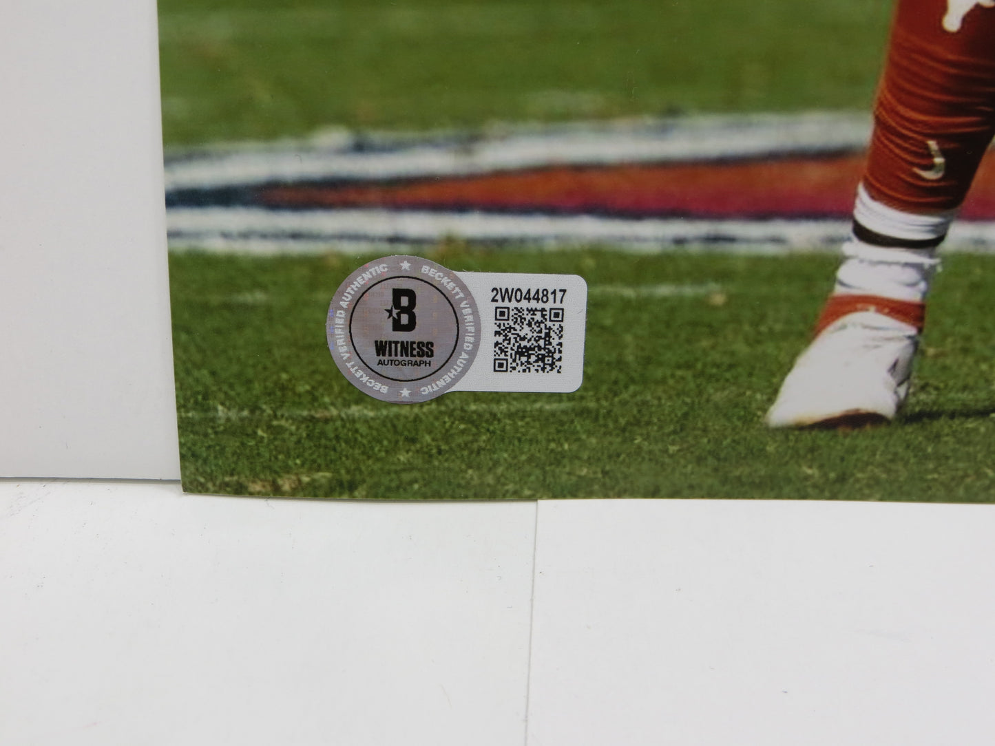 DEMARVION OVERSHOWN Texas Longhorns SIGNED Stance 8x10 PHOTO Cowboys BAS COA