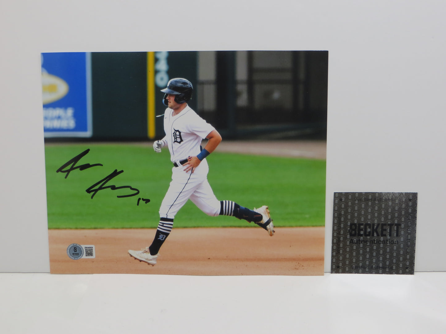 JACE JUNG Detroit Tigers SIGNED 8x10 PHOTO Texas Tech Red Raiders BAS COA