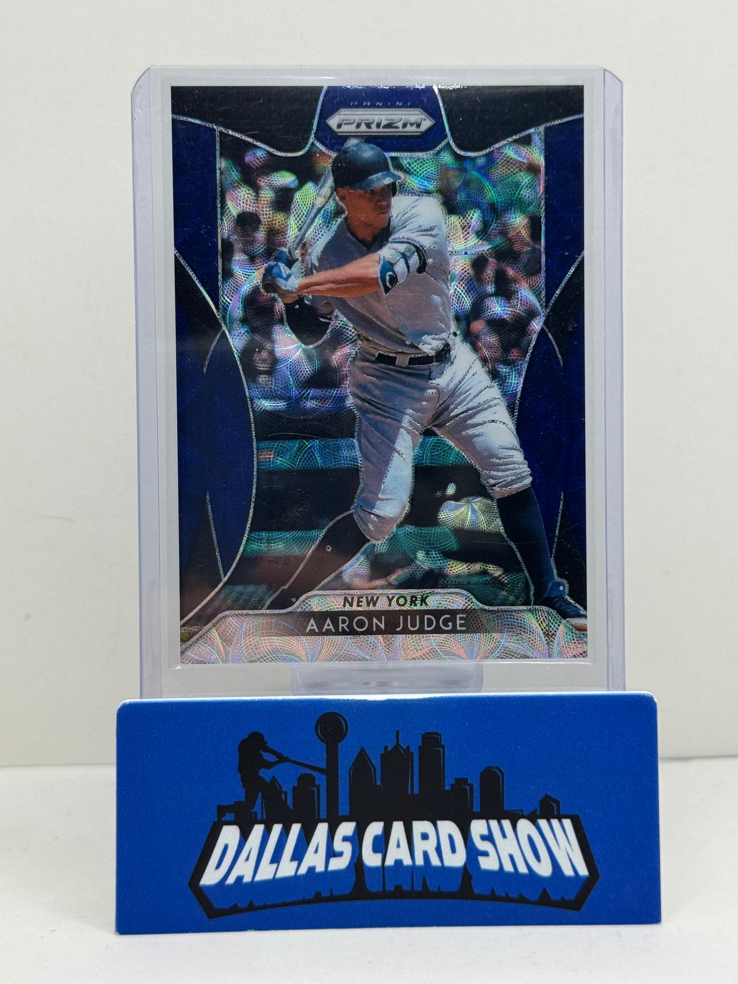 2019 Panini Prizm #135 Aaron Judge Blue Scope /35 New York Yankees