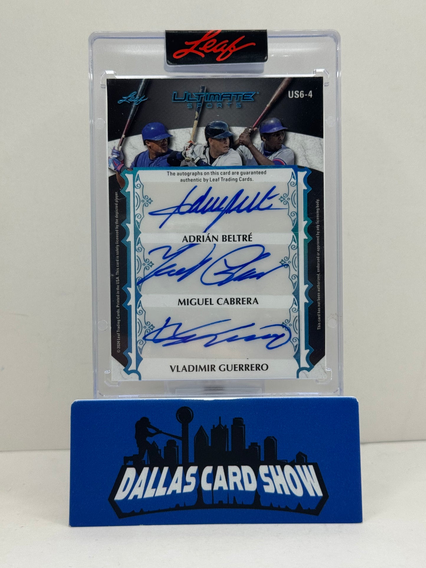 2024 Leaf Ultimate Sports 6 Signatures Ichiro,Helton,Pujols,Beltre,Cabrera,Guerrero Auto /5