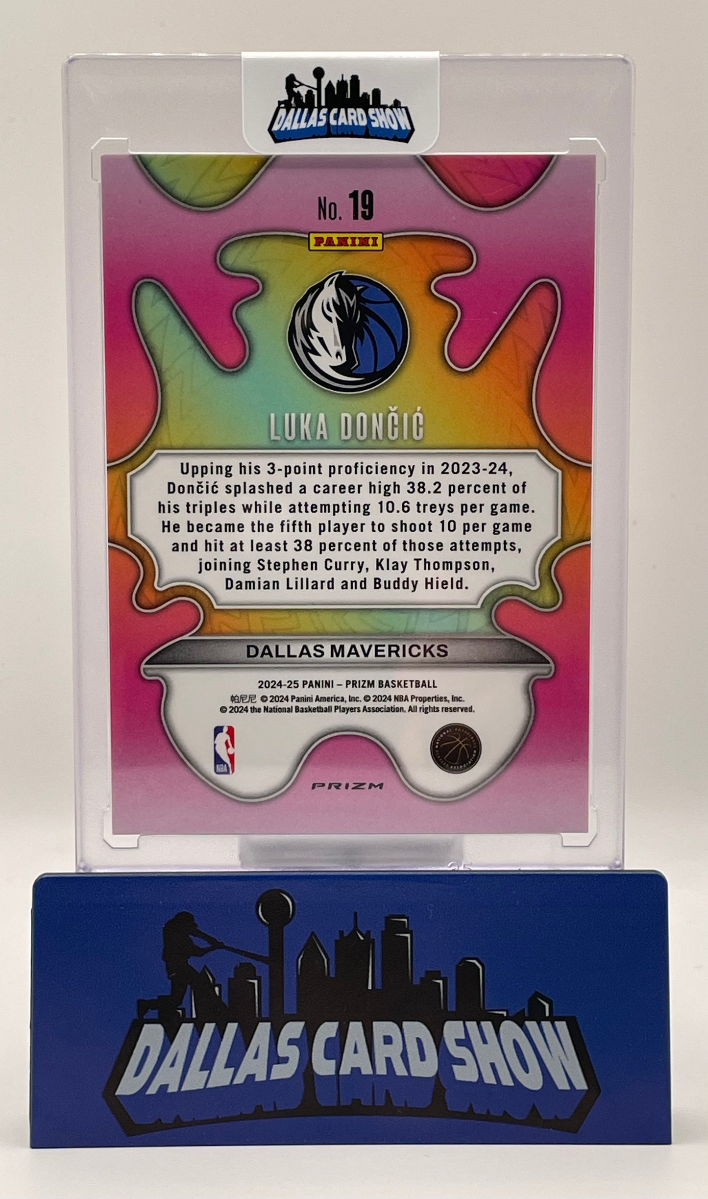 2024-25 Panini Prizm #19 Luka Doncic Groovy Insert