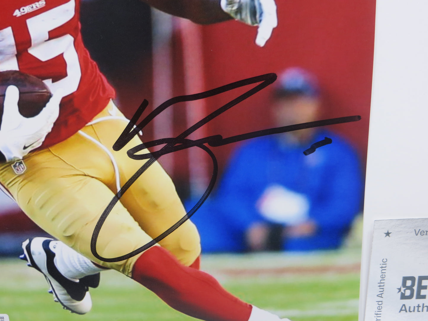 MICHAEL CRABTREE San Francisco 49ers SIGNED 8x10 PHOTO Texas Tech Red Raiders BAS