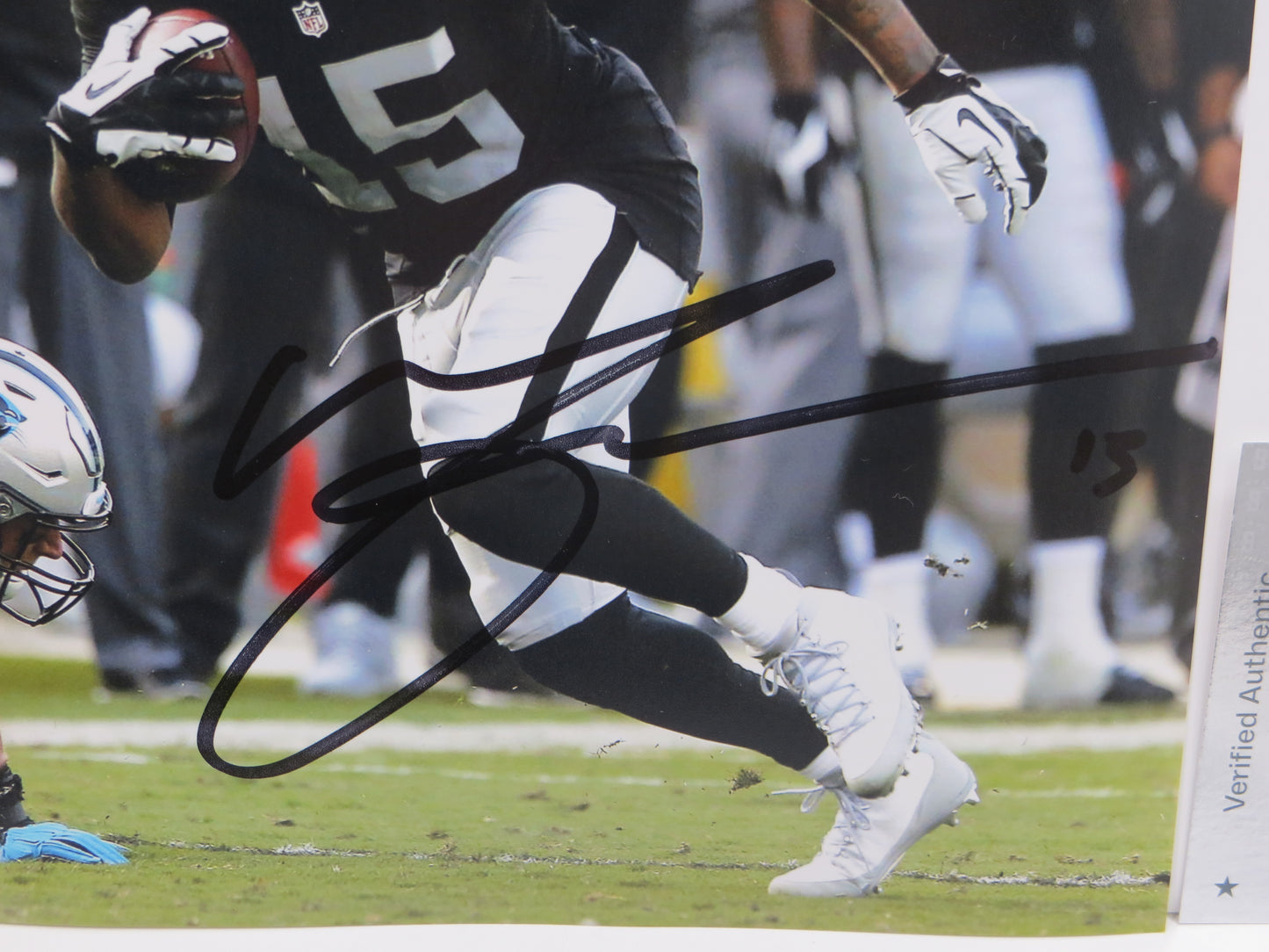 MICHAEL CRABTREE Oakland Raiders SIGNED 8x10 PHOTO Texas Tech Red Raiders BAS COA