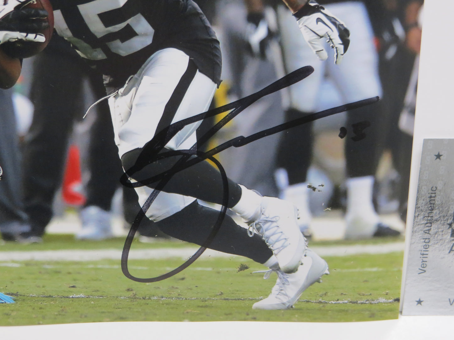 MICHAEL CRABTREE Oakland Raiders SIGNED 8x10 PHOTO Texas Tech Red Raiders BAS COA