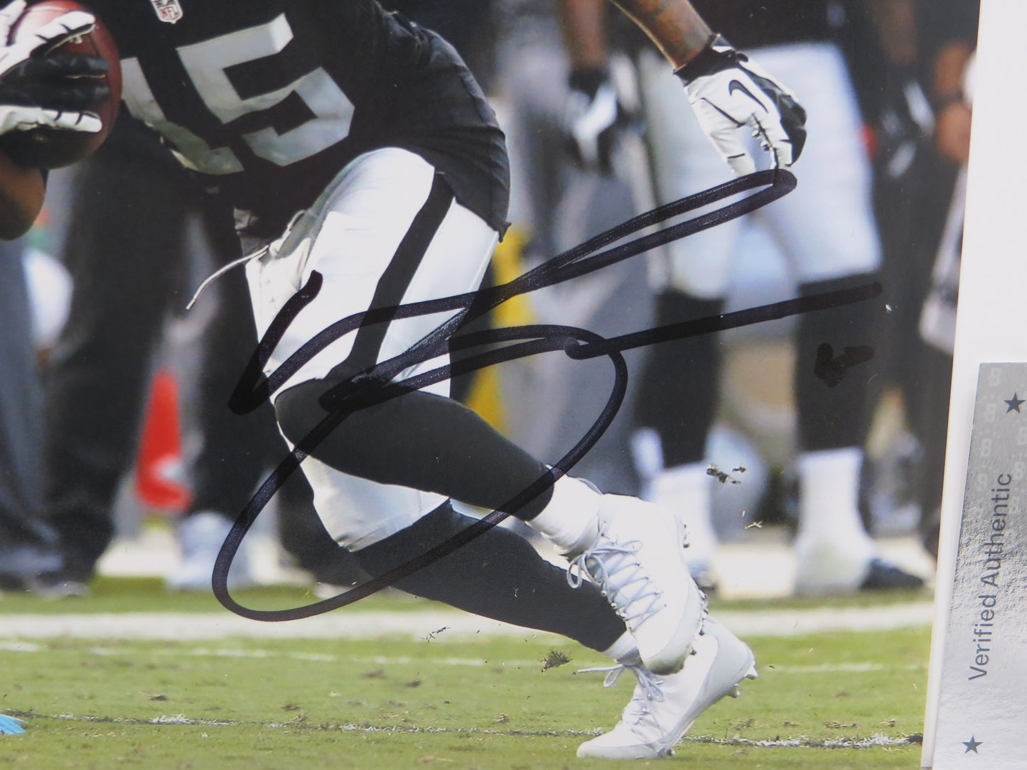 MICHAEL CRABTREE Oakland Raiders SIGNED 8x10 PHOTO Texas Tech Red Raiders BAS COA
