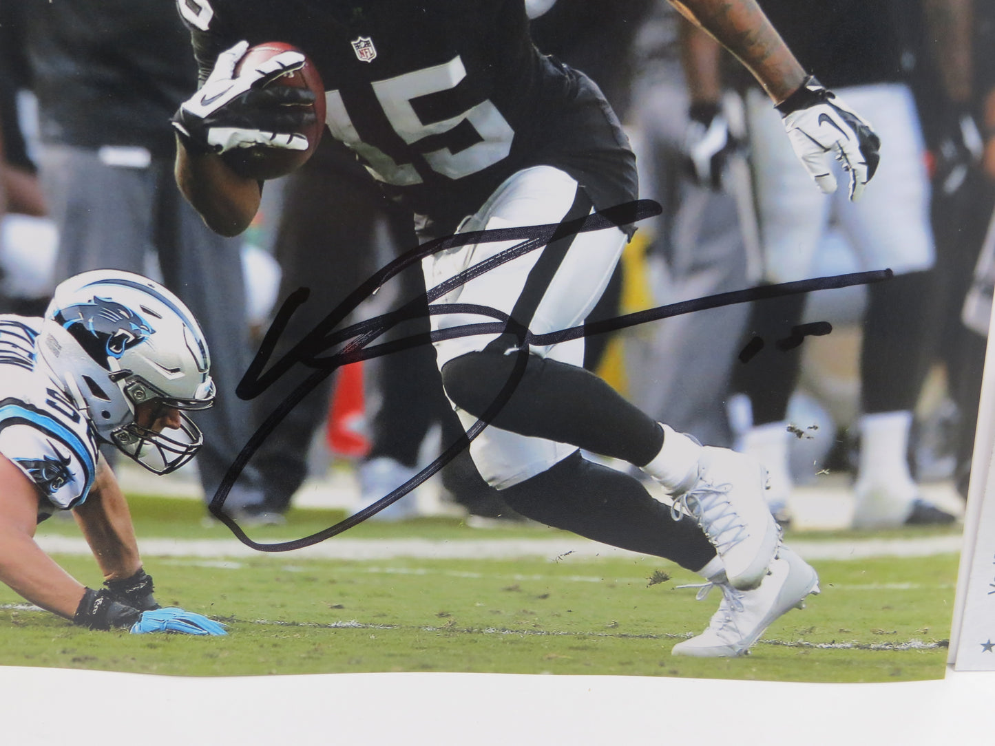 MICHAEL CRABTREE Oakland Raiders SIGNED 8x10 PHOTO Texas Tech Red Raiders BAS COA