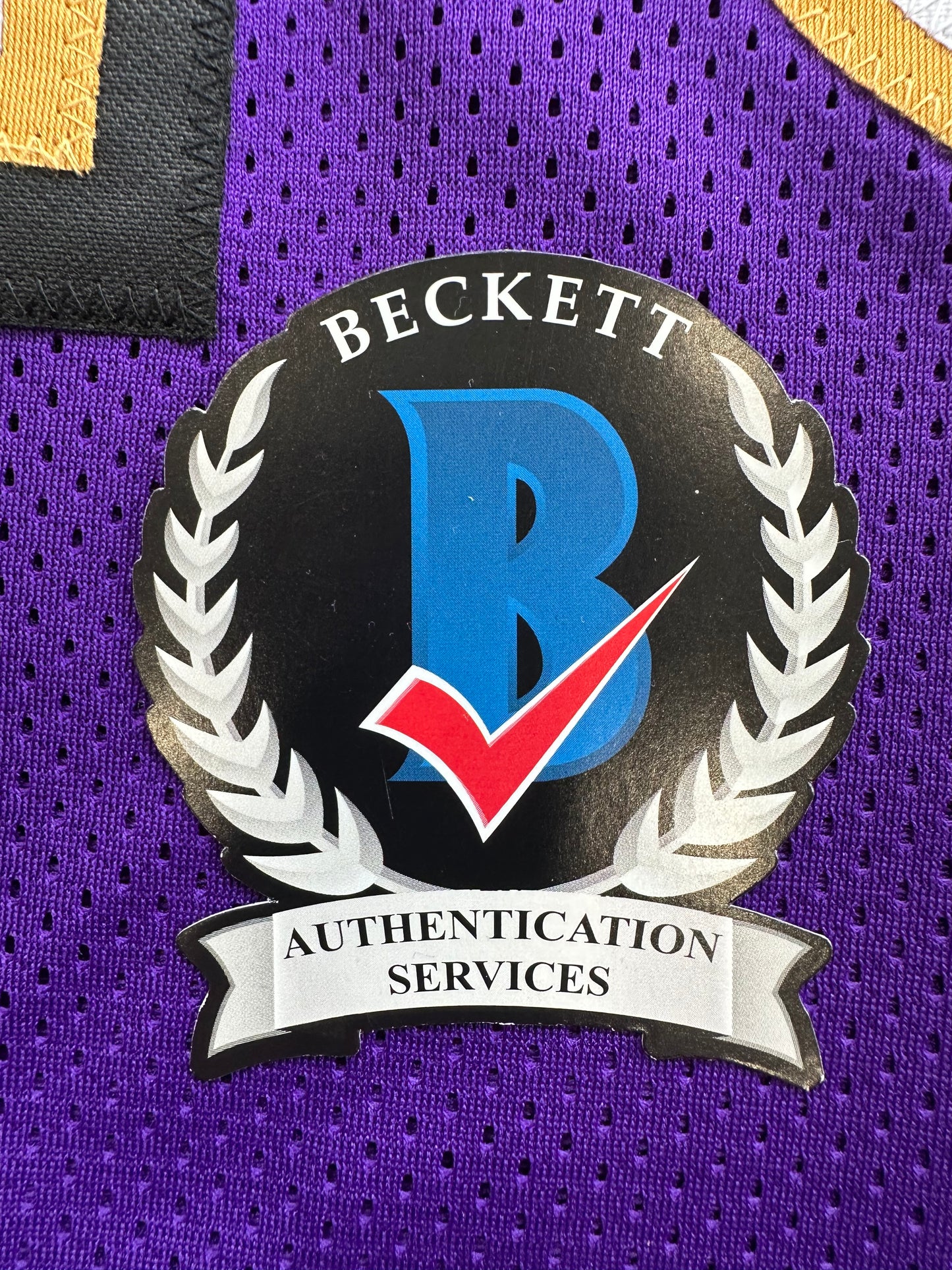 ROD WOODSON Baltimore Ravens SIGNED FOOTBALL JERSEY XL Raiders Purdue BAS COA