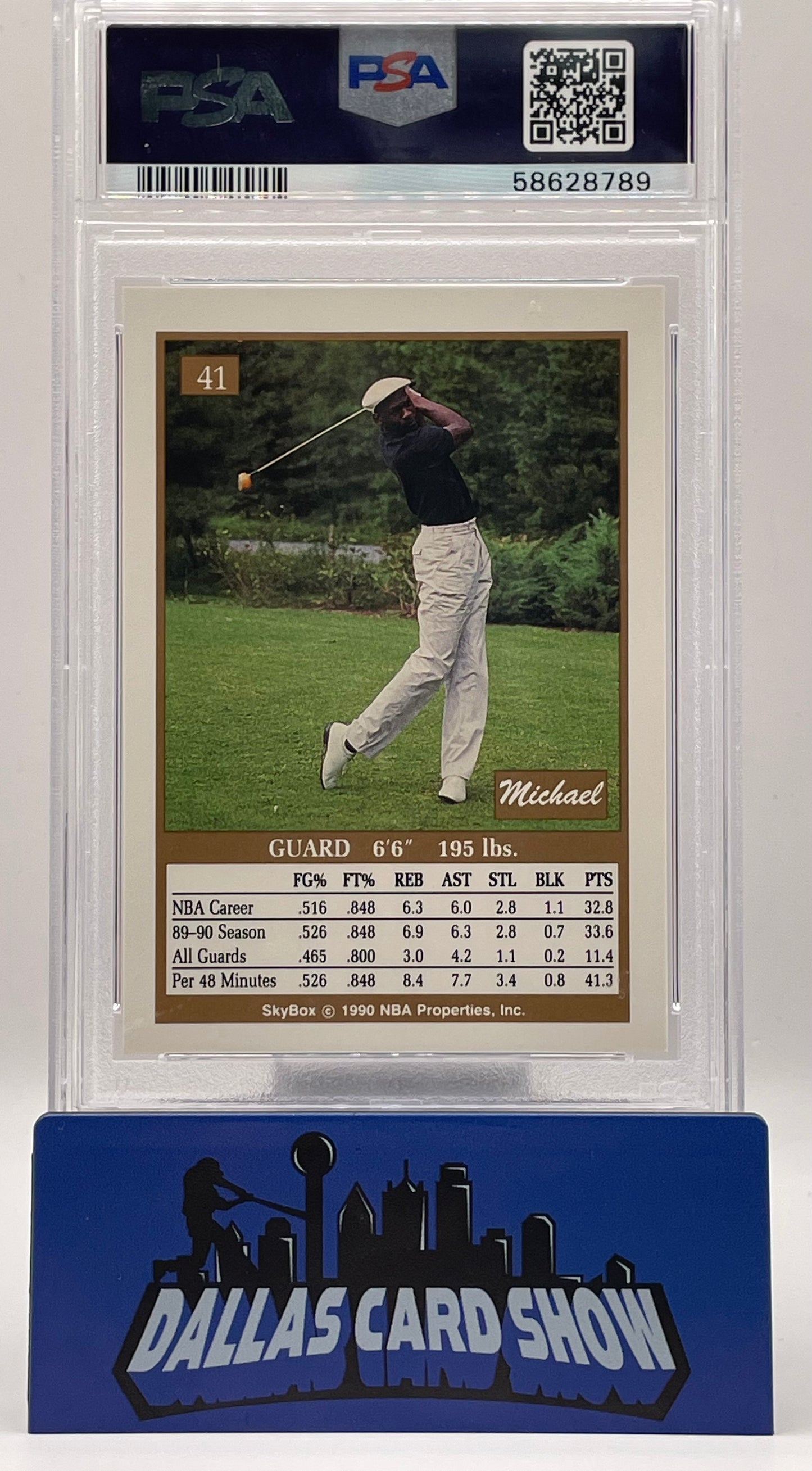 1990 Skybox #41 Michael Jordan PSA 9