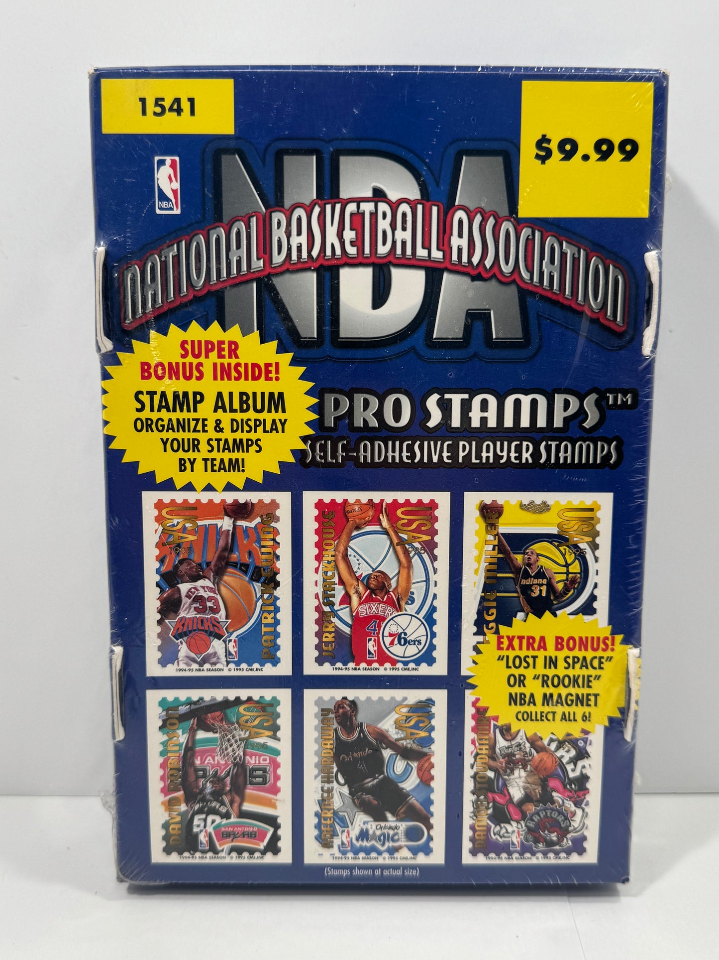 1995 NBA Pro Stamps Box Set Vintage Still In Factory Sealed