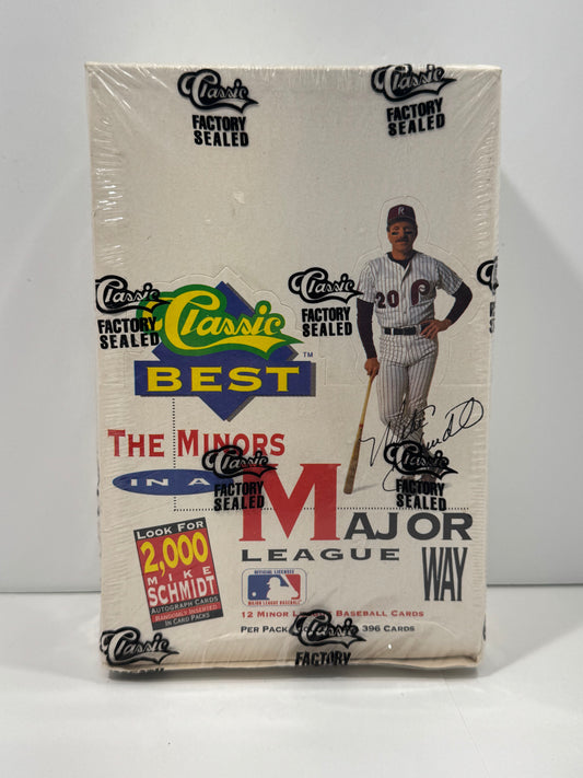 1991 Classic Best Minors Baseball Hobby Box