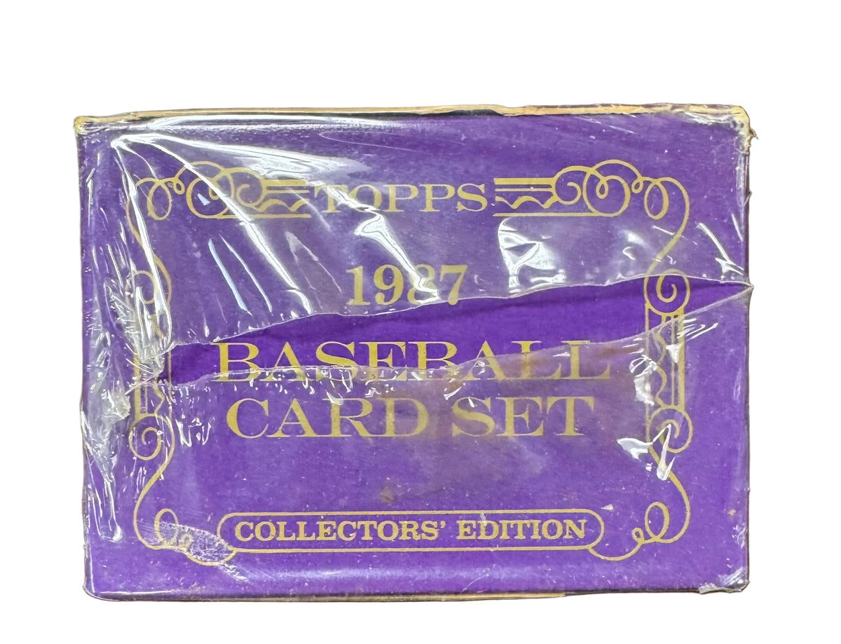 1987 Topps Tiffany Collectors Edition Baseball Complete Set Factory Sealed Bonds