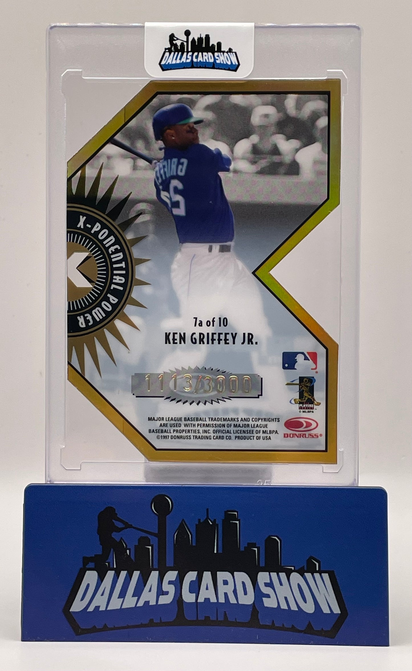 1997 Donruss Preferred #7a Ken Griffey jr.X-Ponential Power /3000