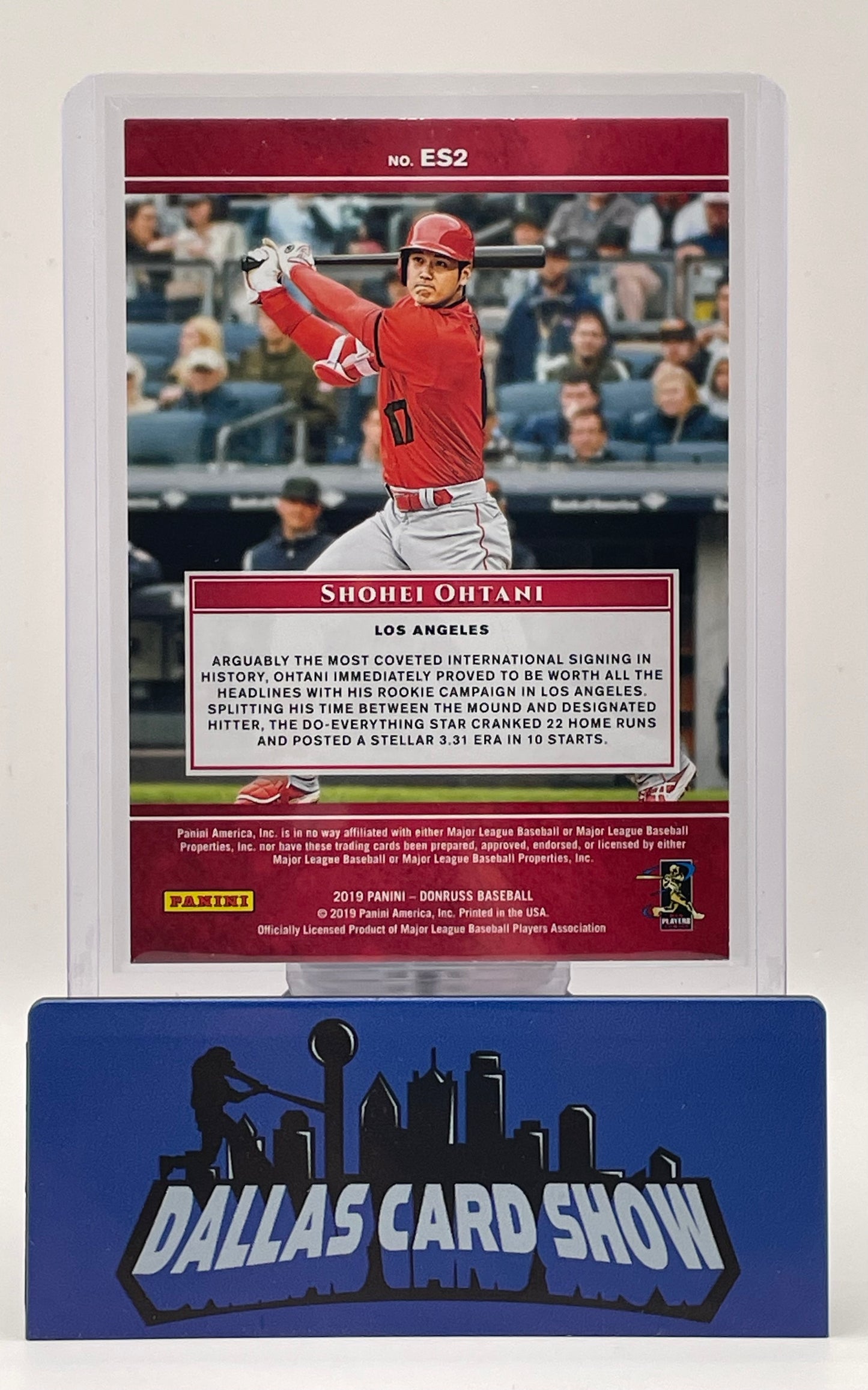 2019 Panini Donruss #ES2 Shohei Ohtani Pink Fireworks Elite Series