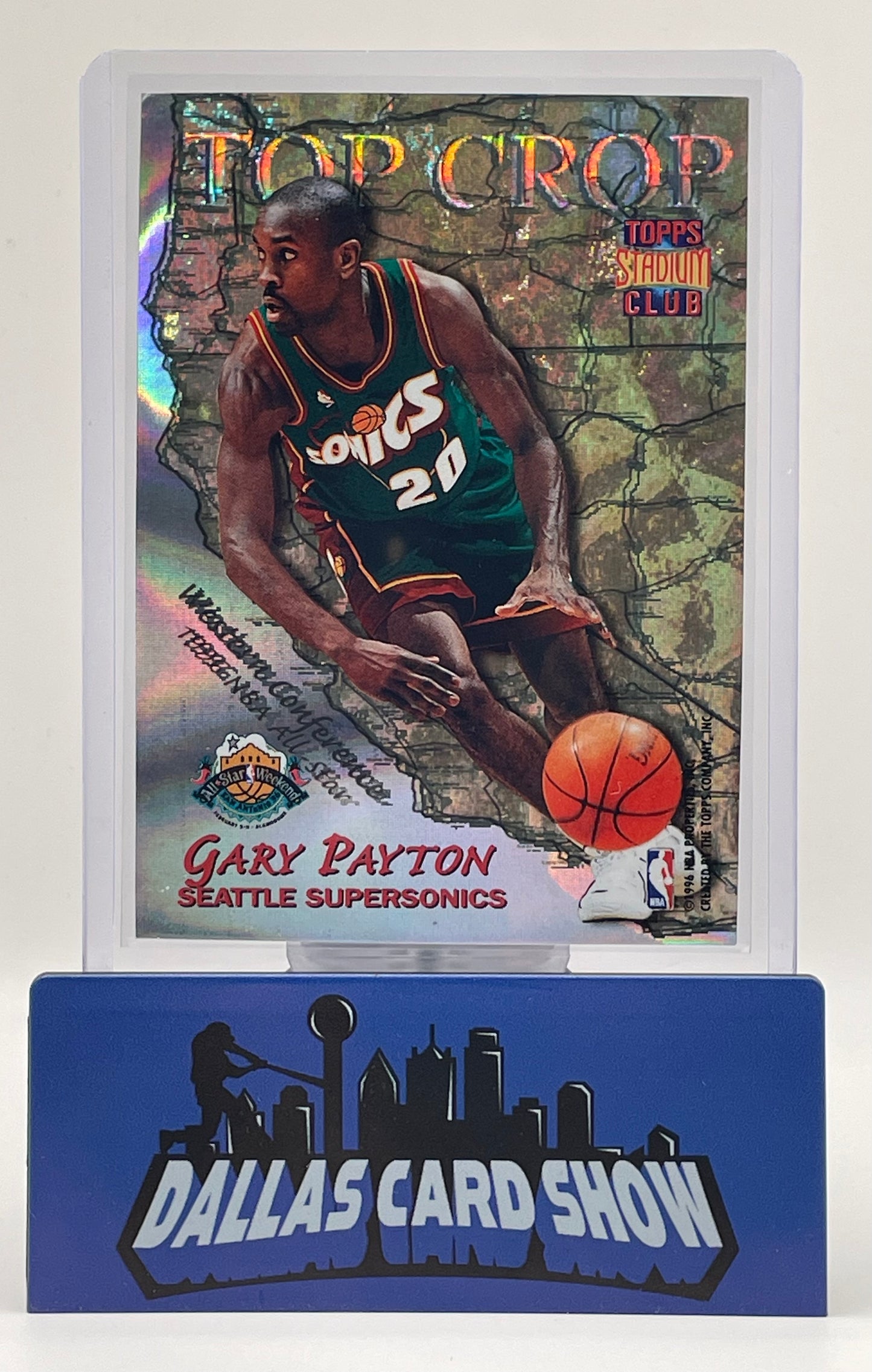 1996-97 Topps Stadium Club Top Crop Michael Jordan, Gary Payton #TC9