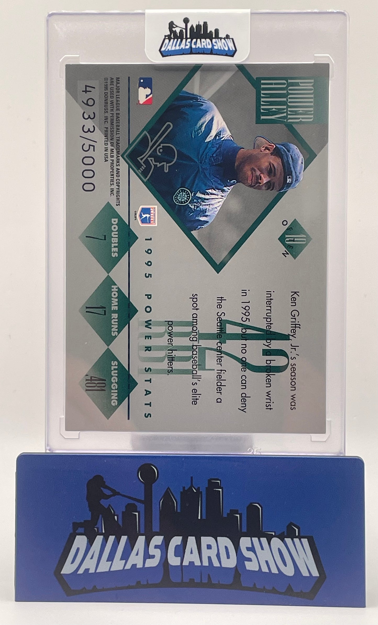 1995 Donruss #10 Ken Griffey Jr Power Alley /5000