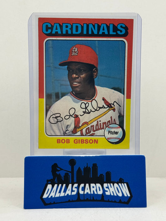 1975 Topps #150 Bob Gibson St. Louis Cardinals